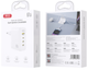 Мережевий зарядний пристрій XO CE39 PD 67W 3x USB-C 1x USB White (6975837589193) - зображення 4
