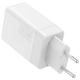 Ładowarka sieciowa Maxlife PD QC MXTC-08-65ACC 2x USB-C 1x USB 65W White (6975837583641) - obraz 2