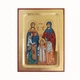 Писаная икона Рафаил, Николай и Ирина Лесбосские 16,5×22,5 см - изображение 8