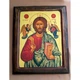 Писаная греческая икона Иисус Христос Пантократор 22,5×29 см - изображение 3