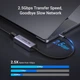 Перехідник USB 3.0 Type-C --> Ethernet RJ45 2.5Gb CM648 Ugreen чорний - зображення 2