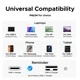 Кабель USB 3.1 Type-C M-M, 1 м, 240W （5A）синій, L534 UGREEN - зображення 9