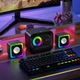 Акустична система 2.1 XTRIKE ME SK-502, 11Вт LED USB+3,5мм чорна - изображение 5