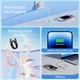 Кабель USB 2.0 Type-C M-Lightning M, 1.0м, PD 27W, PVC, голубий Vention - зображення 3