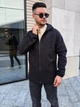 Куртка prime мужская softshell водоотталкивающая с капюшоном L черная (27059) - изображение 5