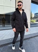 Куртка prime мужская softshell водоотталкивающая с капюшоном L черная (27059) - изображение 6