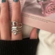 Каблучка з переплетенням Honey Fashion Accessories сріблястий (12-156) - изображение 2