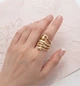 Каблучка з переплетенням Honey Fashion Accessories золотистий (12-156) - изображение 1