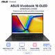 Ноутбук 16" Asus Vivobook 16 OLED M1605NAQ-SH055 AMD Ryzen 5 150 16GB 1TB SSD Radeon 660M DOS Indie Black (90NB1831-M001Z0) - изображение 1