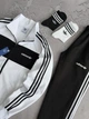Весняно-осінньо-літній Спортивний костюм Adidas, чоловічий, кофта-штани, білий, розмір XL - изображение 4