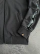 Весняно-осінньо-літній Костюм Ellesse, чоловічий, кофта-штани лампас, графіт, розмір XXL - изображение 5