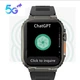 Смарт Годинник Телефон Ai3 5G LTE SIM карта GPS Wi‑Fi Bluetooth 4+32GB Месенджери Android 10 AMOLED дисплей Фронтальна Висувна Камера Мікрофон 1280mAh ChatGPT YouTube Facebook Instagram (Silver) - зображення 12