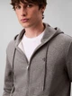 Толстовка на флисе, на молнии мужская Calvin Klein 74017999 2XL Серая (1161146876) - изображение 4