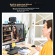 Веб-камера Newmine NM-Q40, компьютерная камера 4K HD с микрофоном, функцией Plug-and-Zoom, для онлайн-занятий, вступительных экзаменов в аспирантуру, видеозвонков, конференций, USB-подключения к ноутбуку и настольному компьютеру. - изображение 6