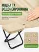 Туристический складной стул раскладной до 100 кг нагрузки портативный табурет для кемпинга рыбалки пикника охоты путешествий дачи сада отдыха на природе компактный рыбацкий стульчик - изображение 3