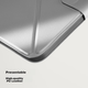 Чехол PITAKA для iPad Pro 2026 и iPad Air 8/7, тонкий, с магнитной застежкой и держателем для стилуса, с подставкой и защитой от изгиба, 12.9 дюймов, синий - изображение 9