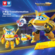AULDEY Super Wings Детская игрушка-трансформер, робот с голосовыми и световыми эффектами, супер-аксессуар, подарок на день рождения для Цзинь Сяочжи. - изображение 6