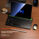 Клавіатура BIAZE PB554 бездротова Bluetooth для iPad, Huawei, Xiaomi та Lenovo, зелена - зображення 6