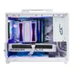 Корпус SAMA Quzao 3 Type-C белого цвета, настольный, портативный, формата Matx, с четырехсторонней сеткой, 5 позициями для вентиляторов, охлаждением ≤160 мм, видеокартой 350 мм и блоком питания ATX. - изображение 12