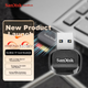 Швидкісний зчитувач карт пам'яті SanDisk USB 3.2, сумісний зі смартфонами, планшетами, екшн-камерами, дронами, відеореєстраторами, картами пам'яті для систем відеоспостереження - изображение 4