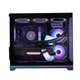 Корпус Wanjia Guyongzhe Black Rainbow Edition с панорамным обзором, быстросъемной стеклянной панелью, пылевыми фильтрами, ARGB-лентой, для плат M-ATX, поддержка водяного охлаждения 360 мм - изображение 6