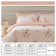 Комплект постельного белья BEYOND Home Textiles из длинноволокнистого хлопка Синьцзян, 60 нитей, цвет Фанхуа (розовый), простыня и пододеяльник из чистого хлопка, 100% хлопок, размер 150 см, цвет Цзяцзю Гуа. - изображение 4