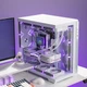 Корпус для ігрового настільного комп'ютера Aigo Starry Sky White, материнська плата ATX, підтримує водяне охолодження 360 мм, дизайн з лівим та правим відсіками, сумісний з відеокартою 5090 - изображение 5