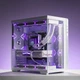 Корпус для ігрового настільного комп'ютера Aigo Starry Sky White, материнська плата ATX, підтримує водяне охолодження 360 мм, дизайн з лівим та правим відсіками, сумісний з відеокартою 5090 - изображение 6