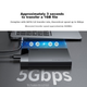 Корпус UGREEN для жесткого диска 2.5 дюйма SATA USB 3.0 с кабелем - изображение 2