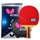 Ракетка для настольного тенниса BUTTERFLY 5-Star, двусторонняя обратная резина, основание 502, прямая ручка, чехол в комплекте - изображение 4