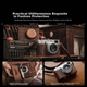 SmallRig 4557 Time Machine Series совместим с камерами Fujifilm X100VI, клетками для кроликов, беззеркальными камерами, винтажными расширительными рамками с полным покрытием и аксессуарами для фотосъемки. - изображение 7