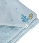 Ręcznik dziecięcy Little Dutch Pure Denim Blue z kapturem 75x75 cm (8721122584699) - obraz 5