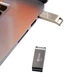 Флеш-накопичувач BIAZE 1 ГБ USB 2.0, USB-накопичувач для торгів, водонепроникний металевий, USB-накопичувач малої ємності для використання в автомобілі, 10 штук/коробка, UP017 - зображення 3