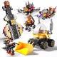 FEELO — игрушка, совместимая с конструктором LEGO, подарок на день рождения для мальчиков и девочек, образовательная инженерная машина 1628-1 «Ведро». - изображение 6