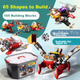 FEELO — игрушка, совместимая с конструктором LEGO, подарок на день рождения для мальчиков и девочек, образовательная инженерная машина 1628-1 «Ведро». - изображение 8