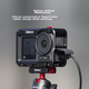 Екшн-камера Ulanzi DJI OSMO Action 3/4 з металевою кліткою, ударостійка, теплорозсіювання, високоякісний мотоциклетний рекордер із захистом від тряски, захисний чохол для фотозйомки - зображення 11