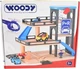 Zestaw do zabawy WoodyLand Garaż z lądowiskiem dla helikoptera 30746 (8591864930746) - obraz 1