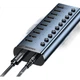 USB-концентратор SAMZHE HB310 USB 3.0 на 10 портів з живленням, кабель 1 м - зображення 1