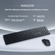 Комплект беспроводной клавиатуры и мыши DELL KM5221W с USB-адаптером, черный - изображение 7