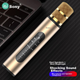 Микрофон Soaiy MC20 беспроводной Bluetooth для караоке, шампань-золото - изображение 2