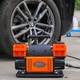 Двухцилиндровый автомобильный компрессор Kulaipu с манометром, мощный, для шин грузовиков и внедорожников - изображение 7