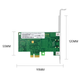 Мережева карта EB-LINK Intel 82583, гігабітна однопортова дротова мережева карта PCI-E X1 для настільних комп'ютерів - зображення 5