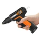 Бездротовий клейовий пістолет WORX WX890 з літієвою батареєю, бездротовий клейовий пістолет-розплав із клейовими стрижнями - зображення 6
