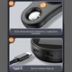 Портативный цифровой микроскоп лупа 500х с подсветкой, высоким разрешением 1920x1080P и 2-мегапиксельной камерой ANESOK 370 черный - изображение 9