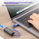 Адаптер ULT-Unite Type-C Gigabit Ethernet, внешний сетевой кабель USB-C — RJ45, для потоковой передачи видео на мобильные телефоны, ноутбуков Dell и Apple Mac, адаптер расширения сетевых портов. - изображение 6