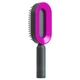 Массажная 3D щетка для волос Central Hollow Cushion Comb, расческа с кнопкой очищения, для массажа кожи головы - изображение 6
