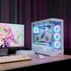 Корпус PHANTEKS NV5 белый ATX без стойки со стеклянными панелями, обзор 270 градусов, поддержка СЖО 360 мм, 8 мест под вентиляторы, для RTX 5090 - изображение 8