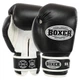 Перчатки боксерські шкіряні BOXER 2023 Черный-белый 12 унції - зображення 2