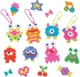 Mozaika Aquabeads Szalone potwory 700 elementów 35144 (5054131351444) - obraz 2