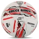 Мяч футбольный профессиональный №5 SOCCERMAX FB-4165 (PU, белый-красный) - изображение 2